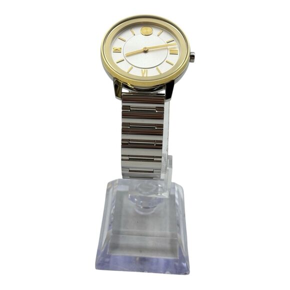 Movado Bold Women\'s Two-Tone Stainless Steel Watch 32mm -3600592 - New battery